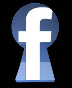 facebook dal buco della serratura