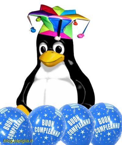 buon compleanno linux